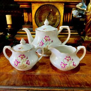 SERVICIO DE TE VINTAGE LOZA NACIONAL