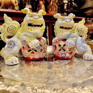 PAR DE PERROS FOO ARTE KUTANI