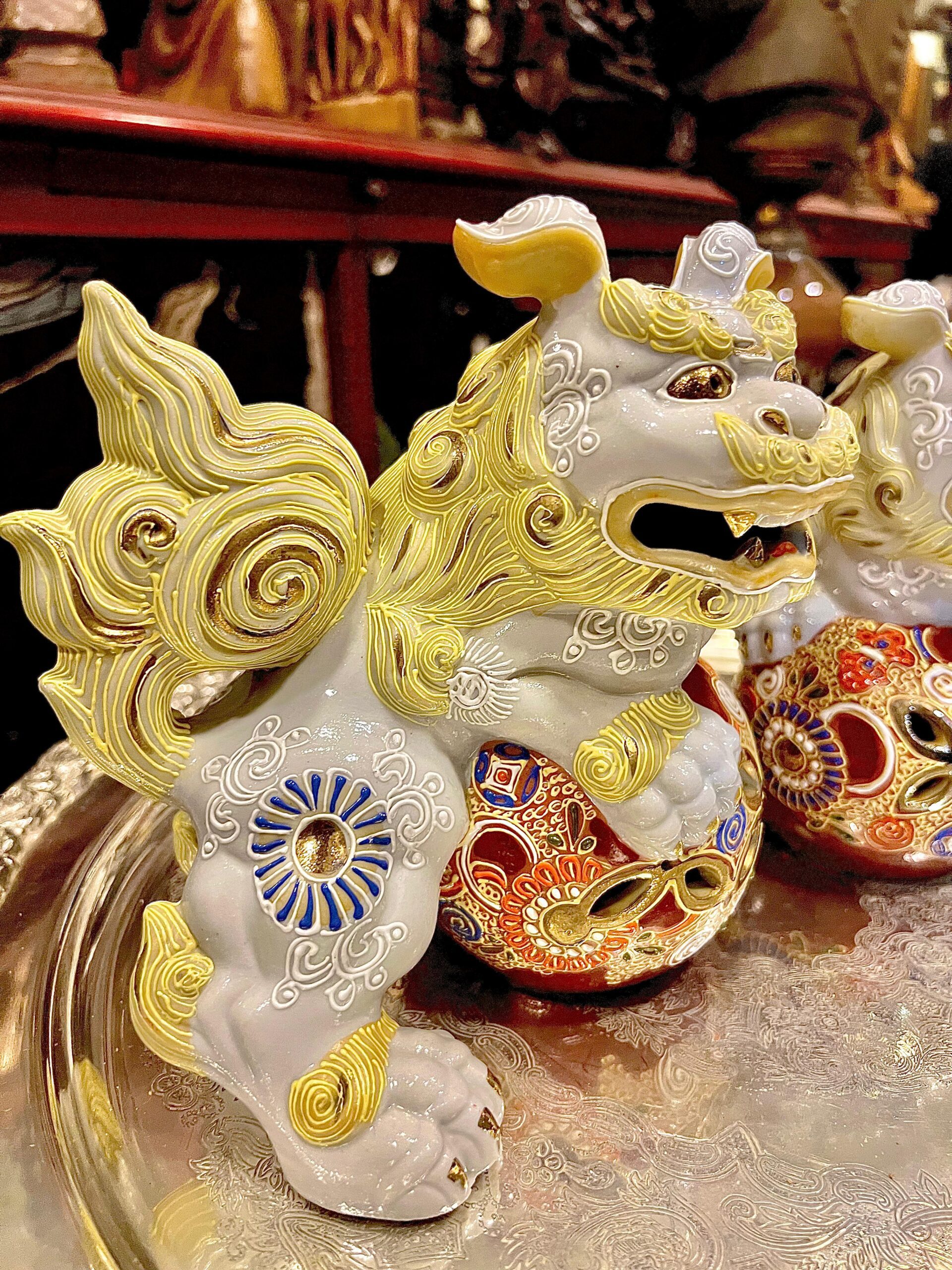 PAR DE PERROS FOO ARTE KUTANI - Image 2