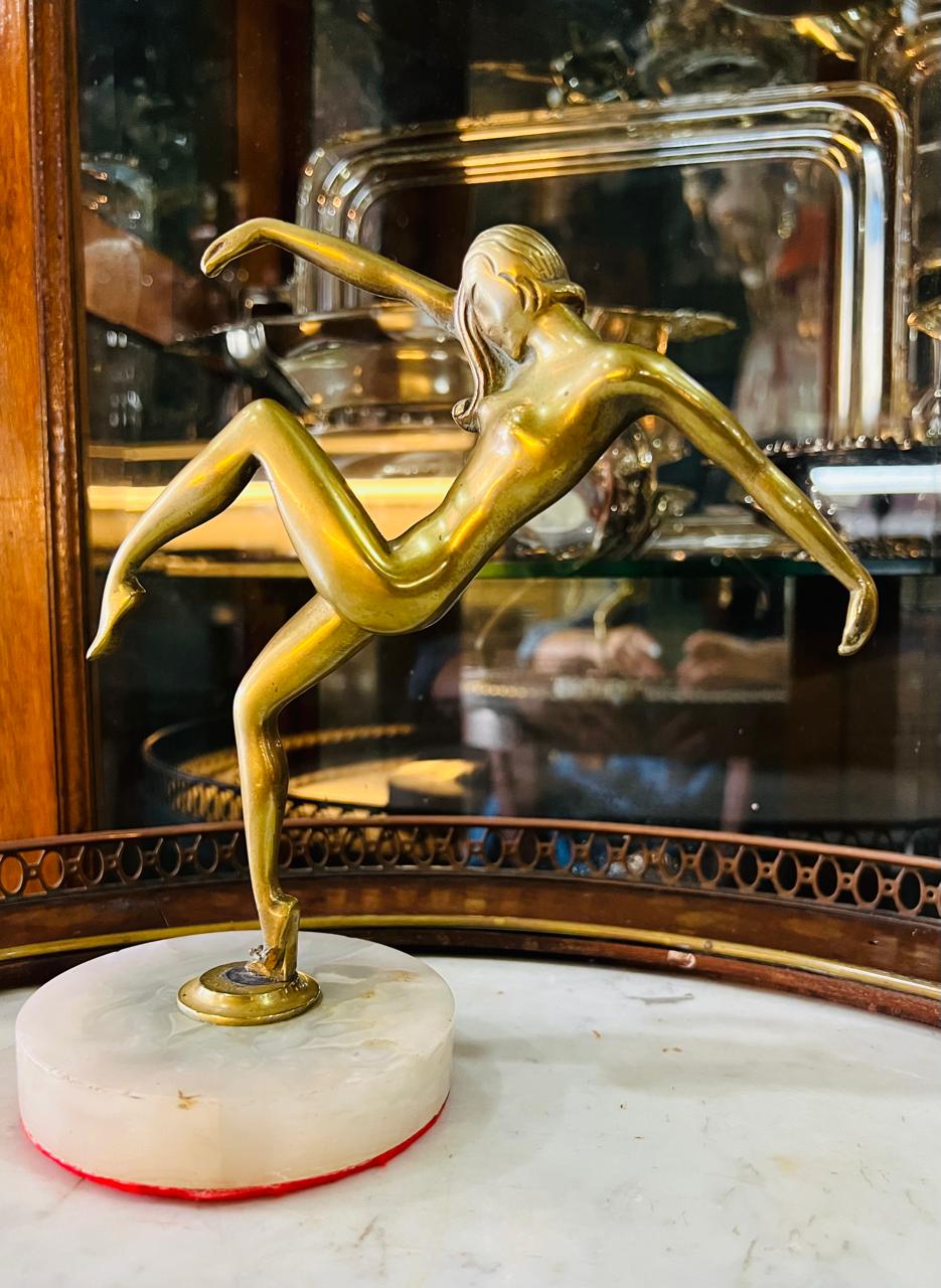 ANTIGUA BAILARINA ART DECO EN BRONCE - Image 2