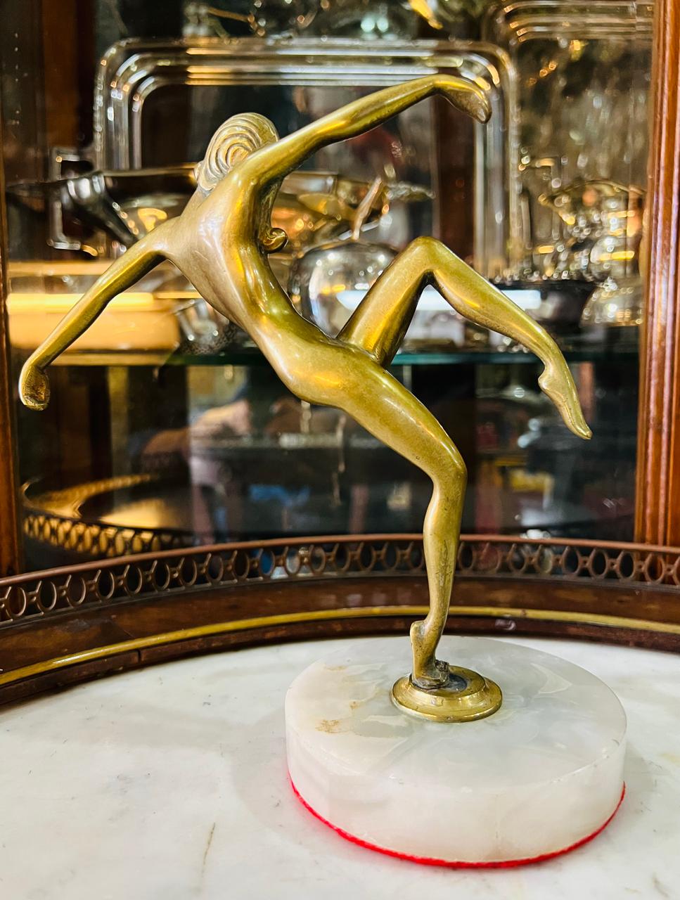 ANTIGUA BAILARINA ART DECO EN BRONCE - Image 3