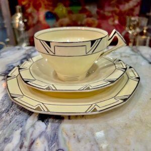 TRIO DE TE LOZA INGLESA ALFRED MEAKING