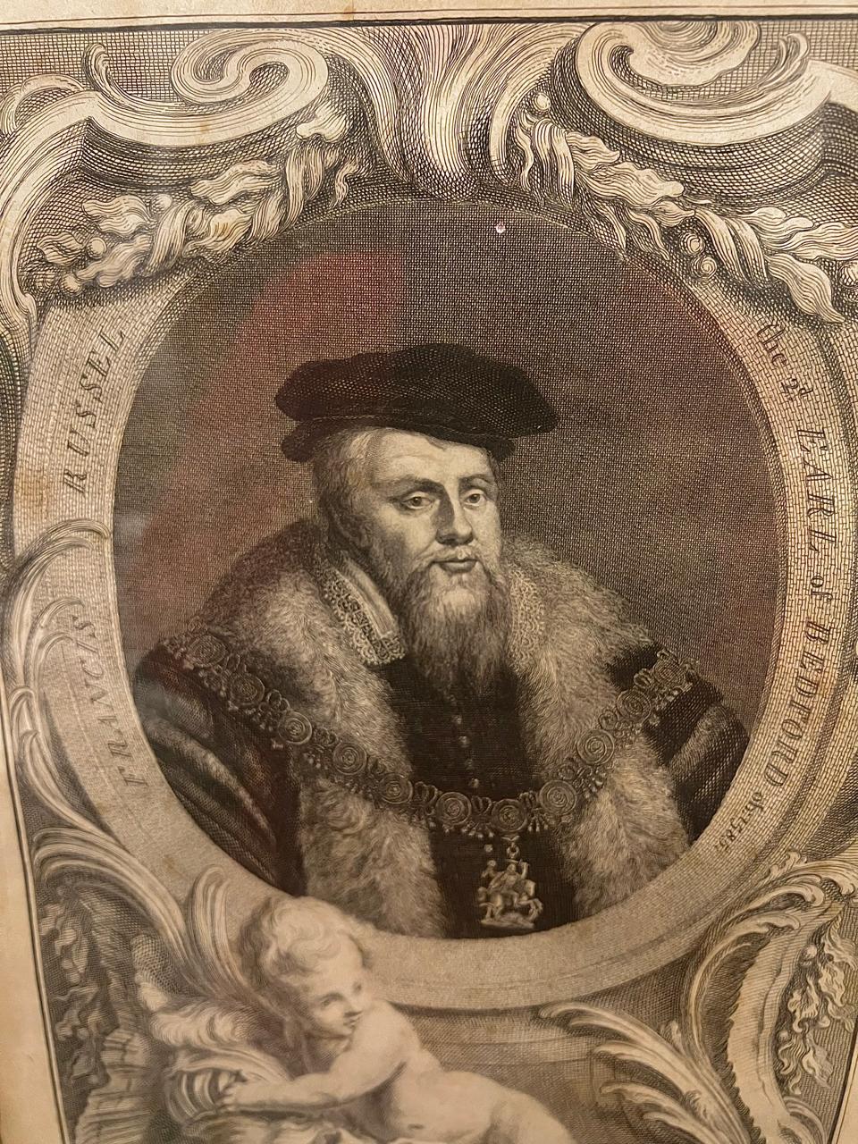 GRABADO JACOBUS HOUBRAKEN FECHA 1740 - Image 2