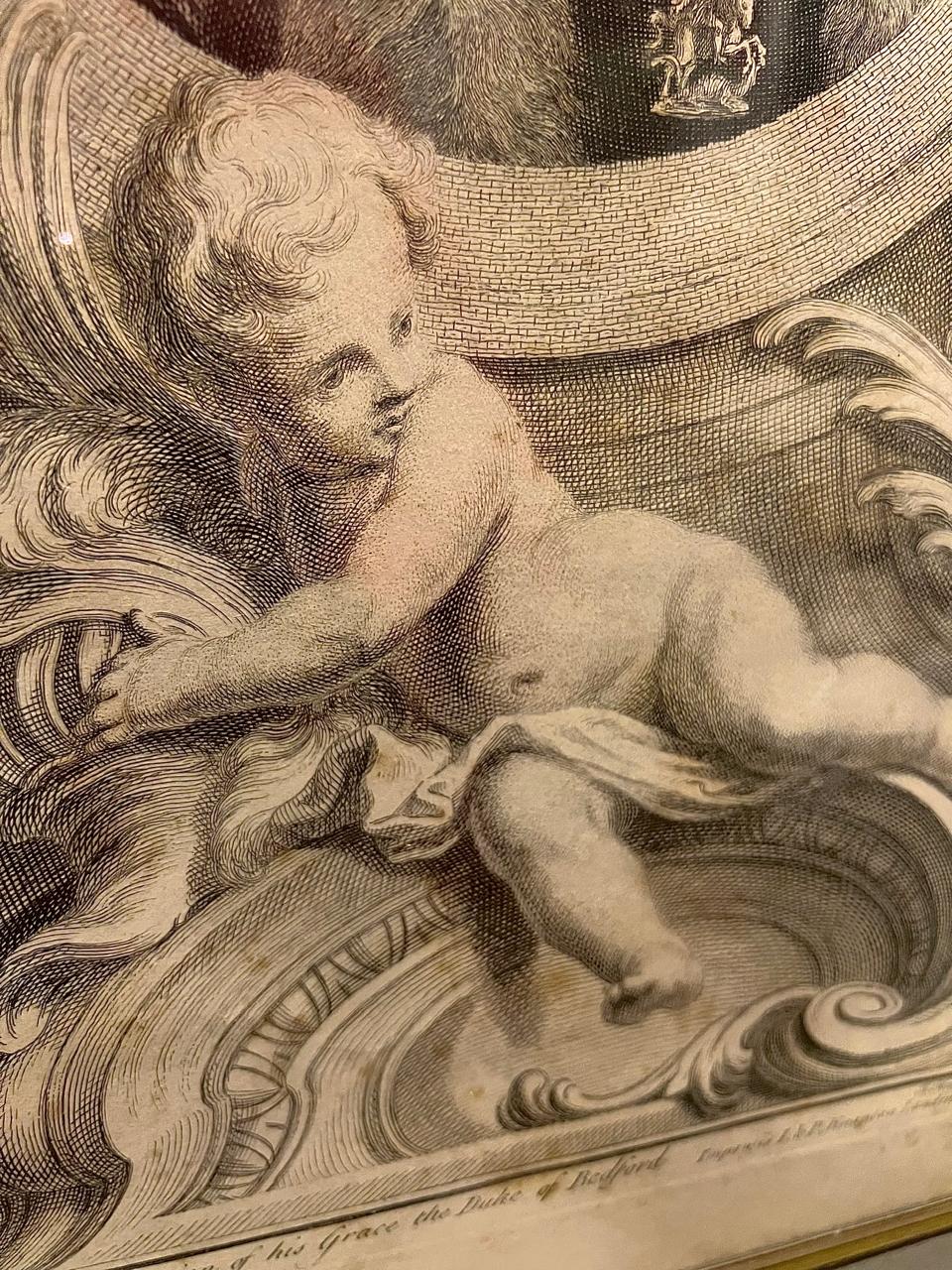 GRABADO JACOBUS HOUBRAKEN FECHA 1740 - Image 4