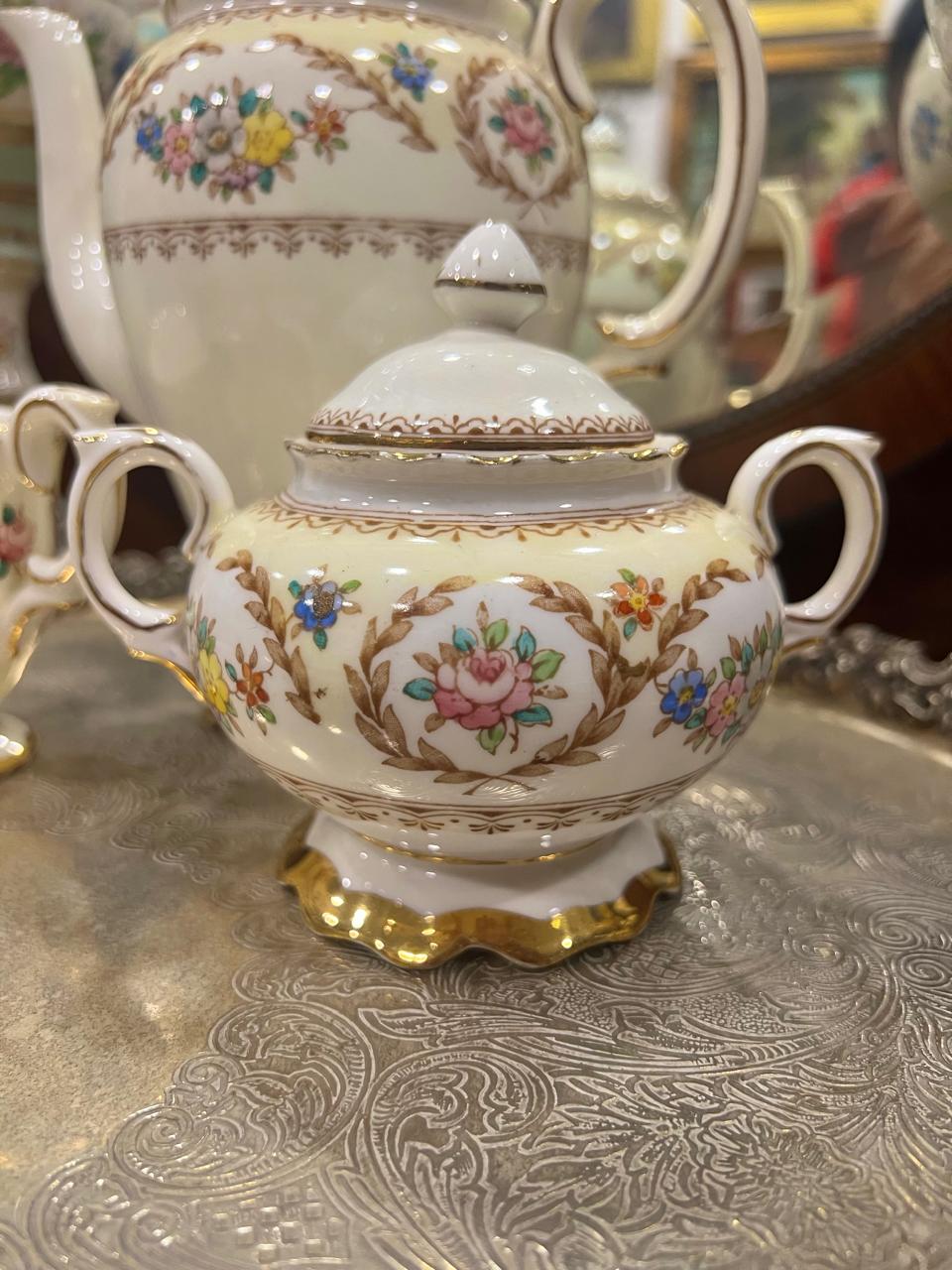 JUEGO CAFE CROWN STAFFORDSHIRE SELLADO Y NUMERADO - Image 6