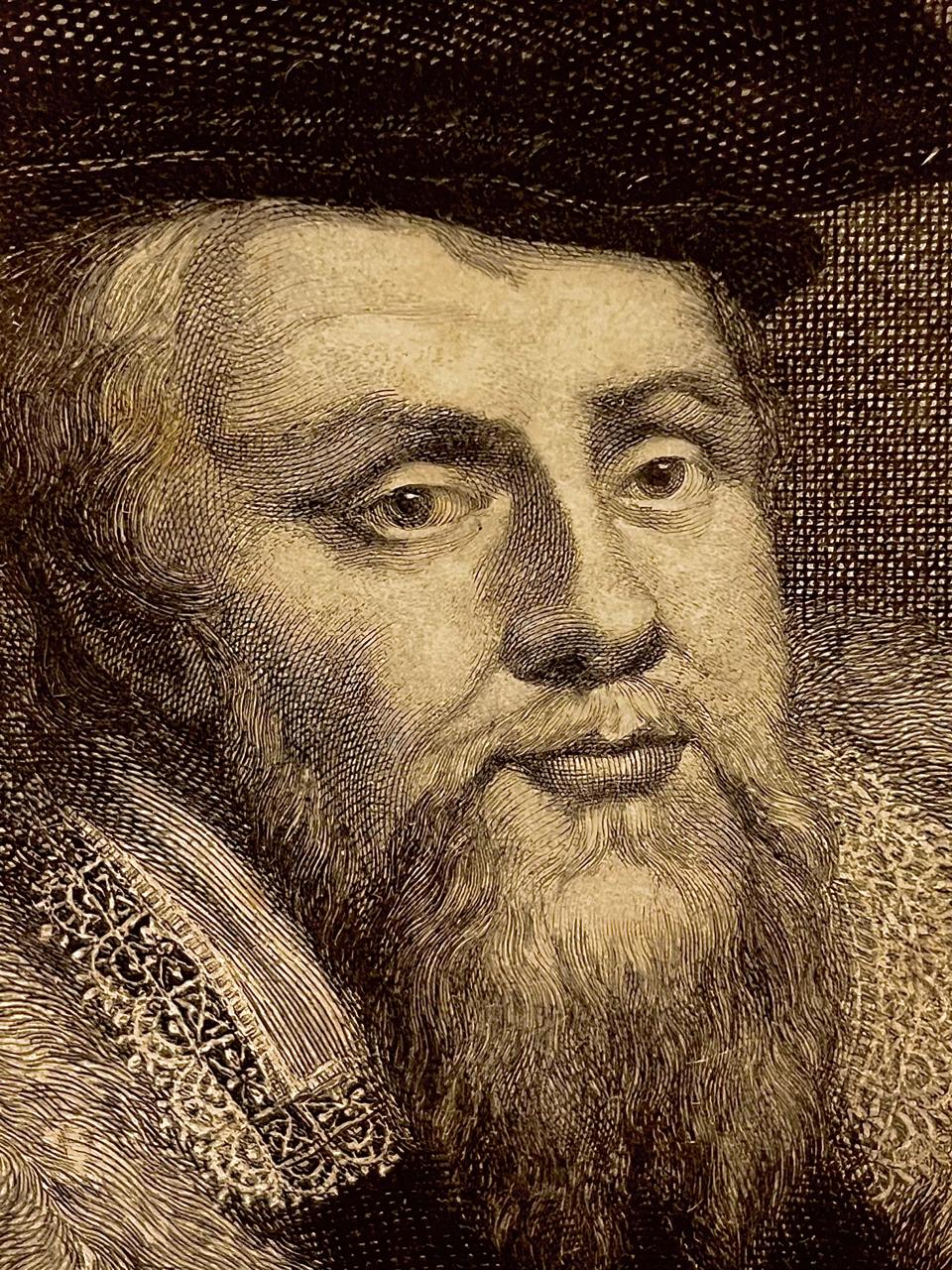 GRABADO JACOBUS HOUBRAKEN FECHA 1740 - Image 3