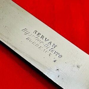 CUCHILLO SERVAN ORFEBRERIA FRANCESA 1890