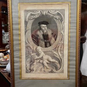 GRABADO JACOBUS HOUBRAKEN FECHA 1740