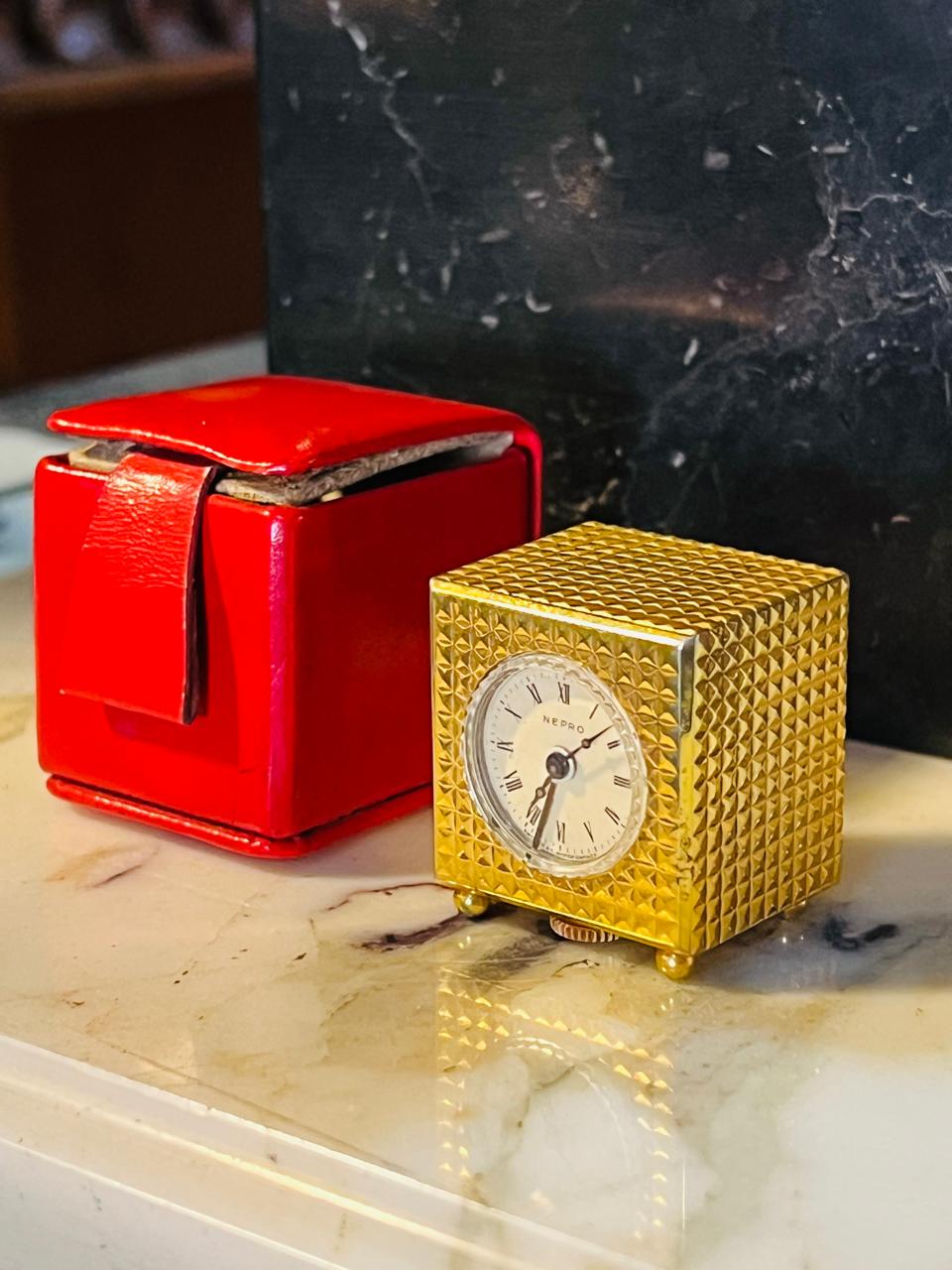 RELOJ DESPERTADOR MINIATURA EN SU CAJA ORIGINAL - Image 3