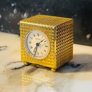 RELOJ DESPERTADOR MINIATURA EN SU CAJA ORIGINAL