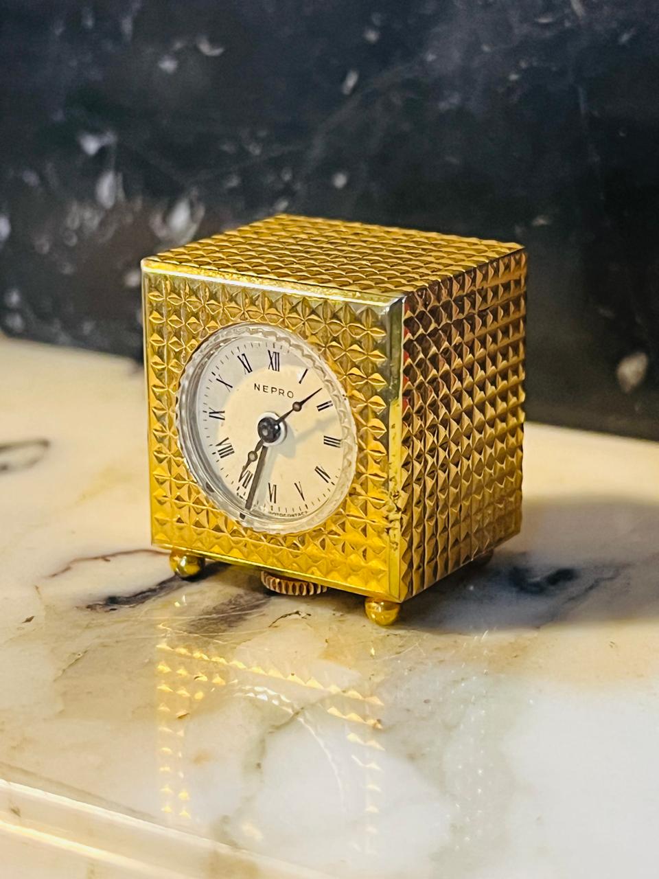 RELOJ DESPERTADOR MINIATURA EN SU CAJA ORIGINAL