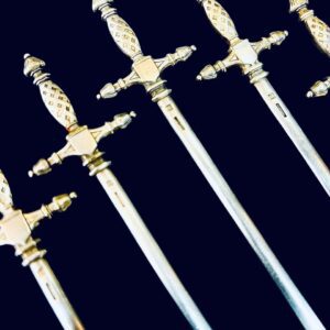 PALILLOS PARA BROCHETE CHRISTOFLE DE PLATA