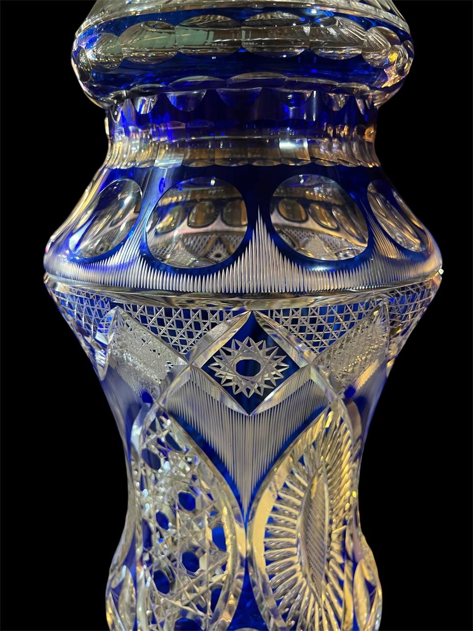 POTICHE CRISTAL TALLADO 60 CM DE ALTURA - Image 3