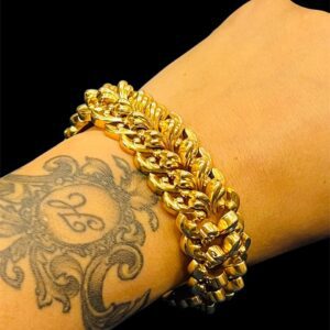 PULSERA ORO DAMA MODELO ESPIGAS EN RELIVE 68 Gr