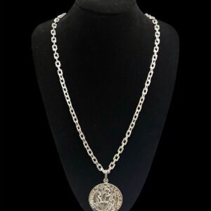 CADENA PLATA GRAN DIJE SAN BENITO