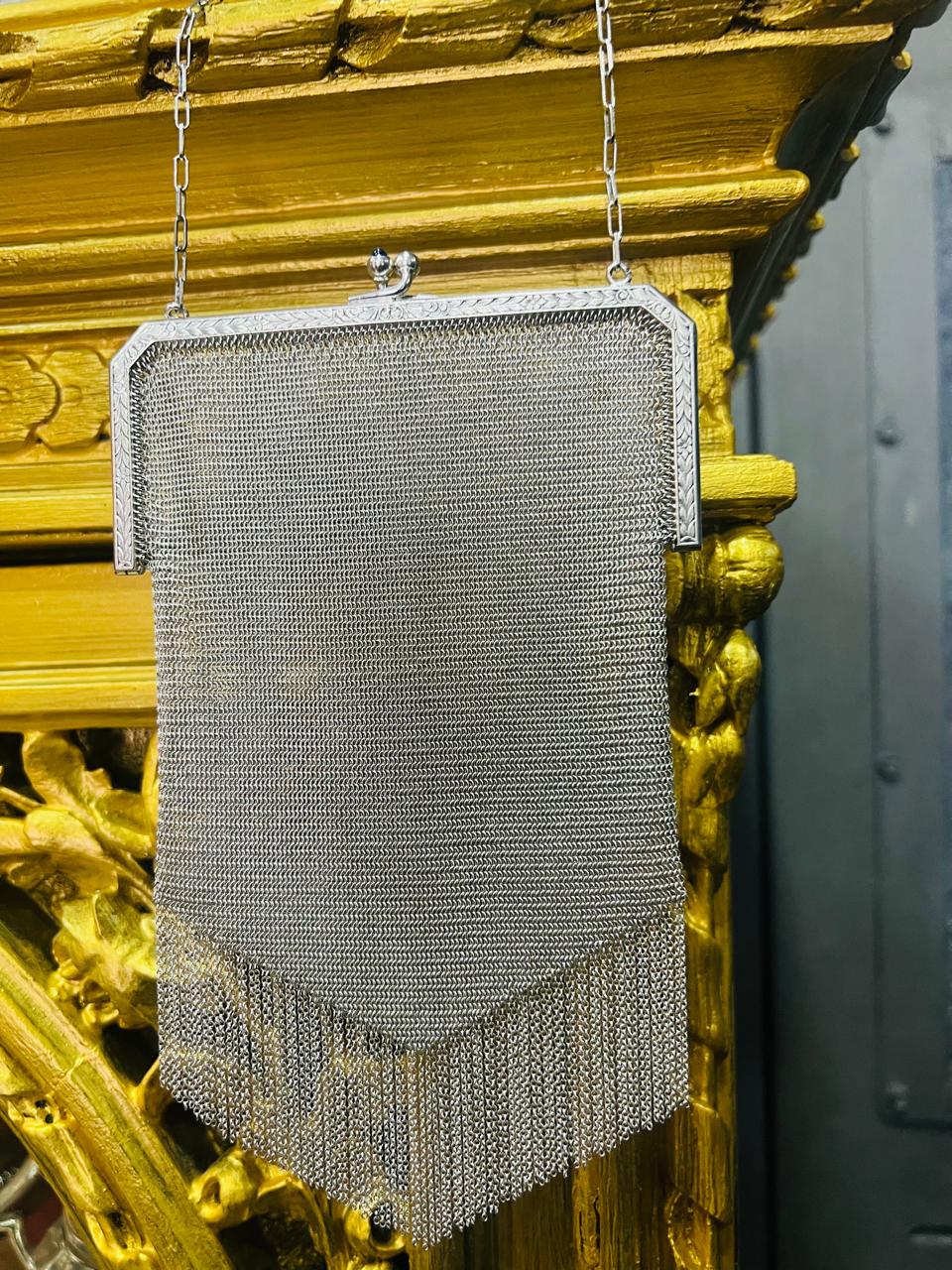 CARTERITA/MONEDERO DE PLATA ART DECO