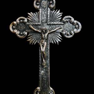 ANTIGUO CRUCIFIJO PLATA 101 GRAMOS