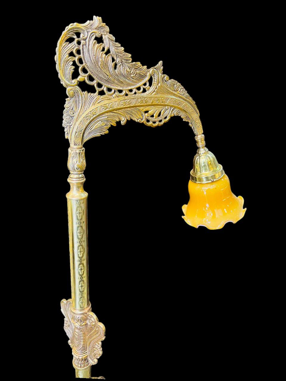 LAMPARA CENICERO DE BRONCE DECADA DEL 20 - Image 2