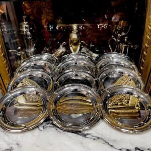 DOCENA DE PLATOS PARA PAN PLATA LAPPAS