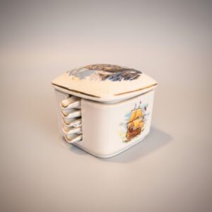 SET DE CENICEROS NAVALES CON ESTUCHE