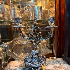 CANDELABRO 2 LUCES ESTILO ROCOCO