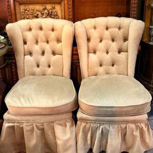 PAR DE SILLONES FRANCESES ESTILO BOUDOIR