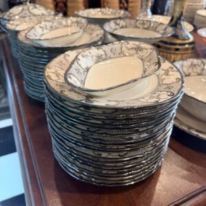 JUEGO VAJILLA WINTERLING DISEÑO EN PLATA