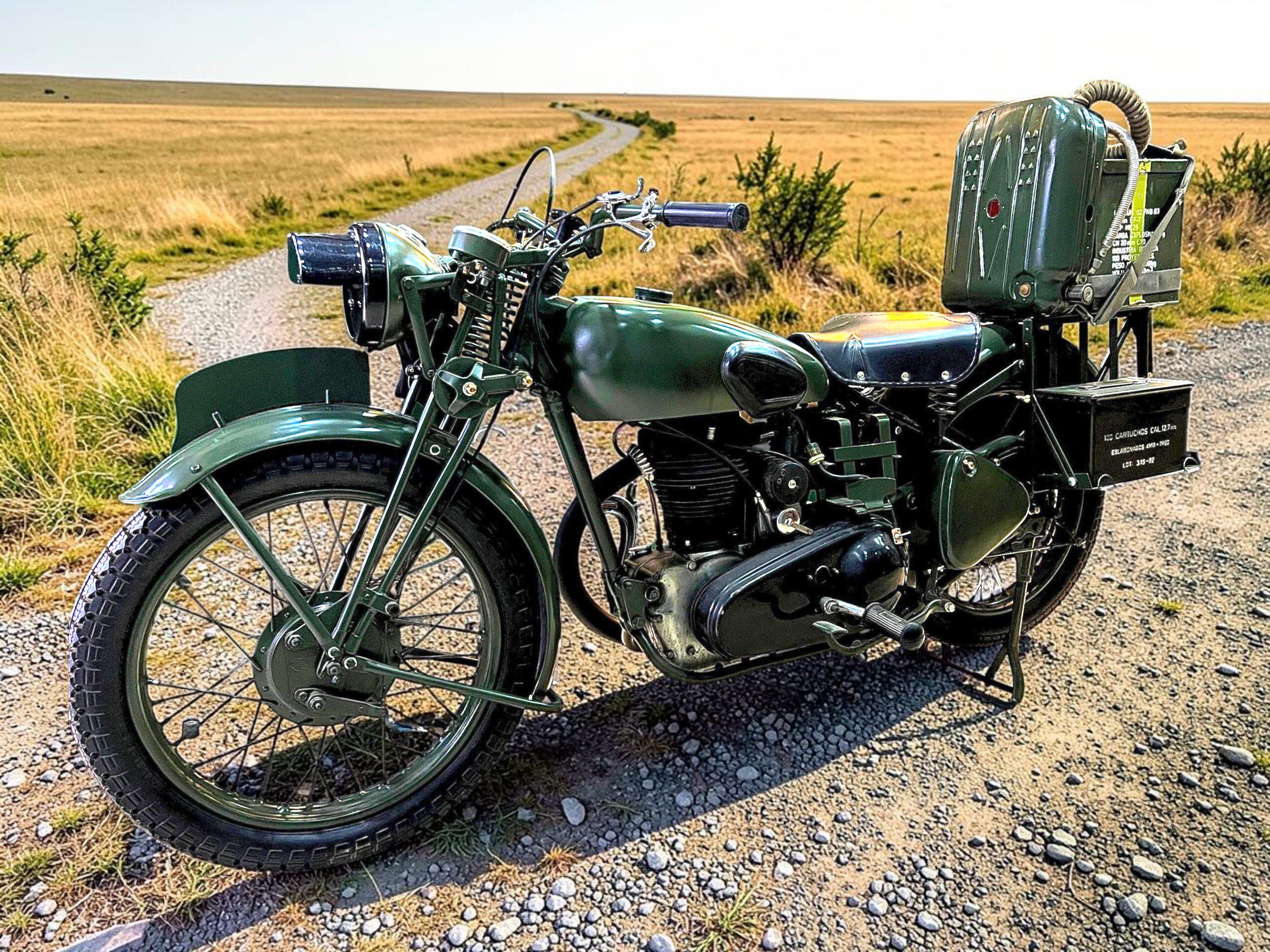 MOTOCICLETA ROYAL ENFIELD 350 WD/CO 1939 - Image 4