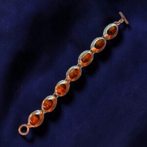 PULSERA DE PLATA 925 Y OJO DE TIGRE