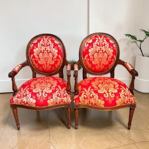 PAR DE SILLAS DE SALA FRANCESAS LUIS XVI