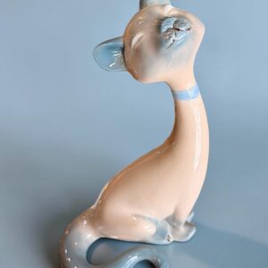 GATO PORCELANA VALENCIANA NAO 1970