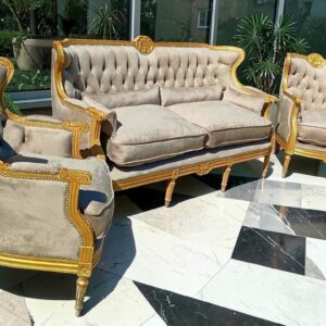 JUEGO SILLONES ESTILO FRANCES LUIS XV