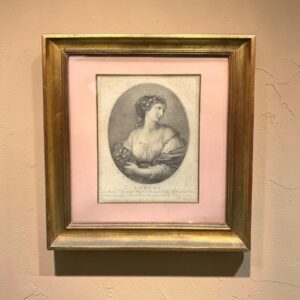 GRABADO NEOCLASICO "LA COMEDIA" AÑO 1782