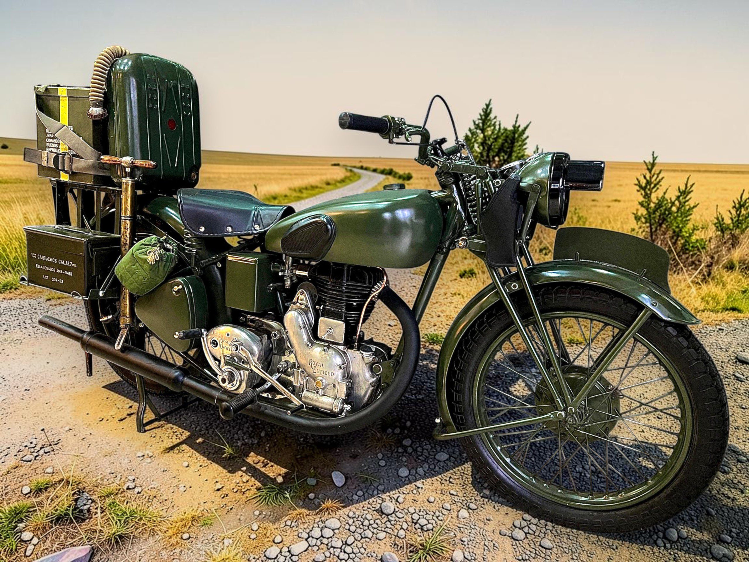 MOTOCICLETA ROYAL ENFIELD 350 WD/CO 1939