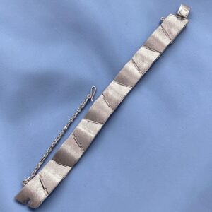 PULSERA DE PLATA BELGIORNO DISEÑO GEOMETRICO
