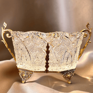 GRAN CENTRO DE MESA CON MONTURA EN BRONCE ANTIGUO
