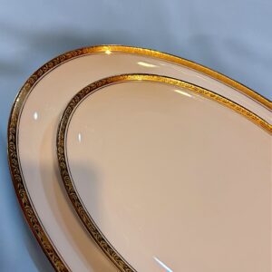 DUO DE BANDEJAS DE PORCELANA NORITAKE