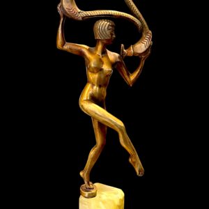 BAILARINA DE BRONCE ESTILO ART DECO